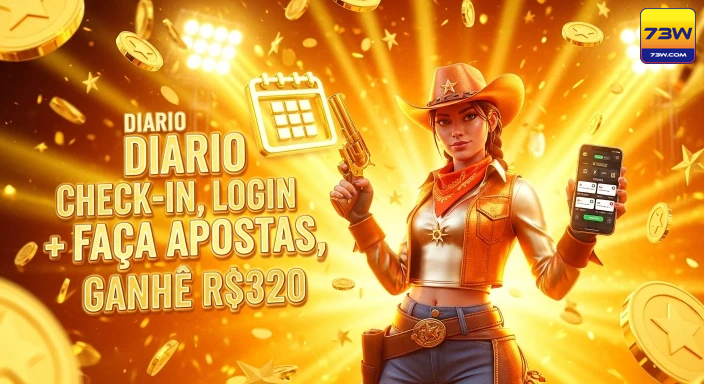 73w — tela principal em destaque, com hierarquia visual clara, pensado para guiar o olhar para botões principais.